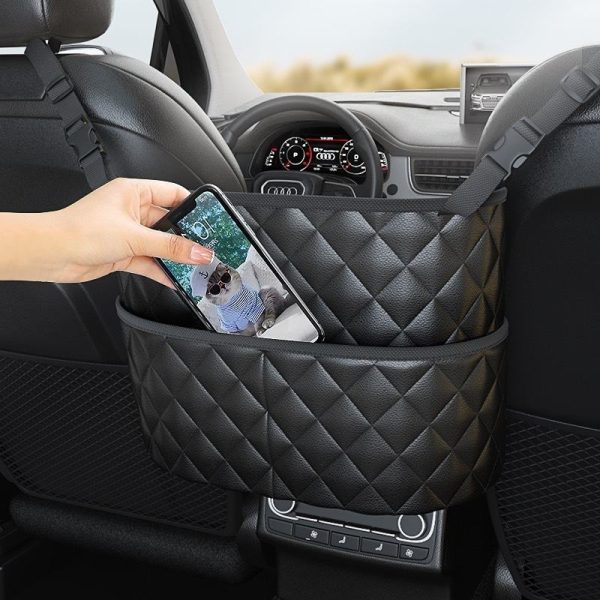 Leather Car Seat Organizer