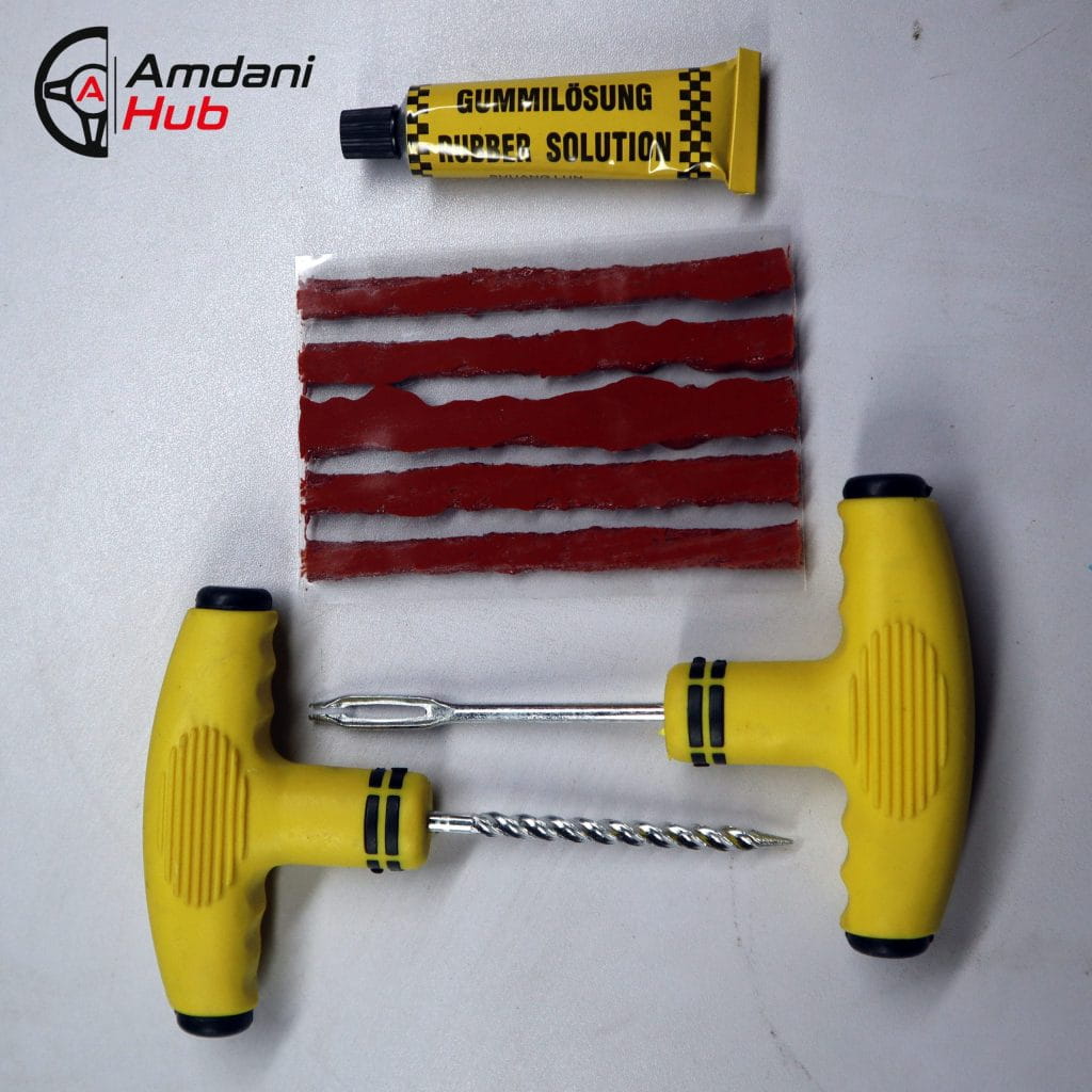 Tire Repair Kit – Universal Emergency Car Tire Puncture Repair Tool Set
