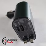 120W Retractable Car Charger 4 in 1 Car Fast Charger