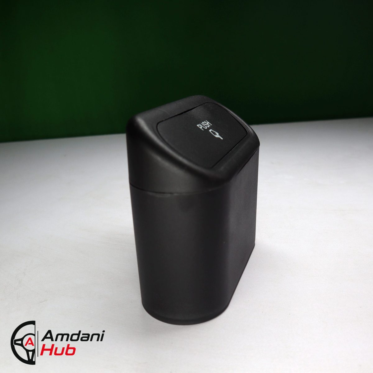 Black ABS Mini Car Trash Bin
