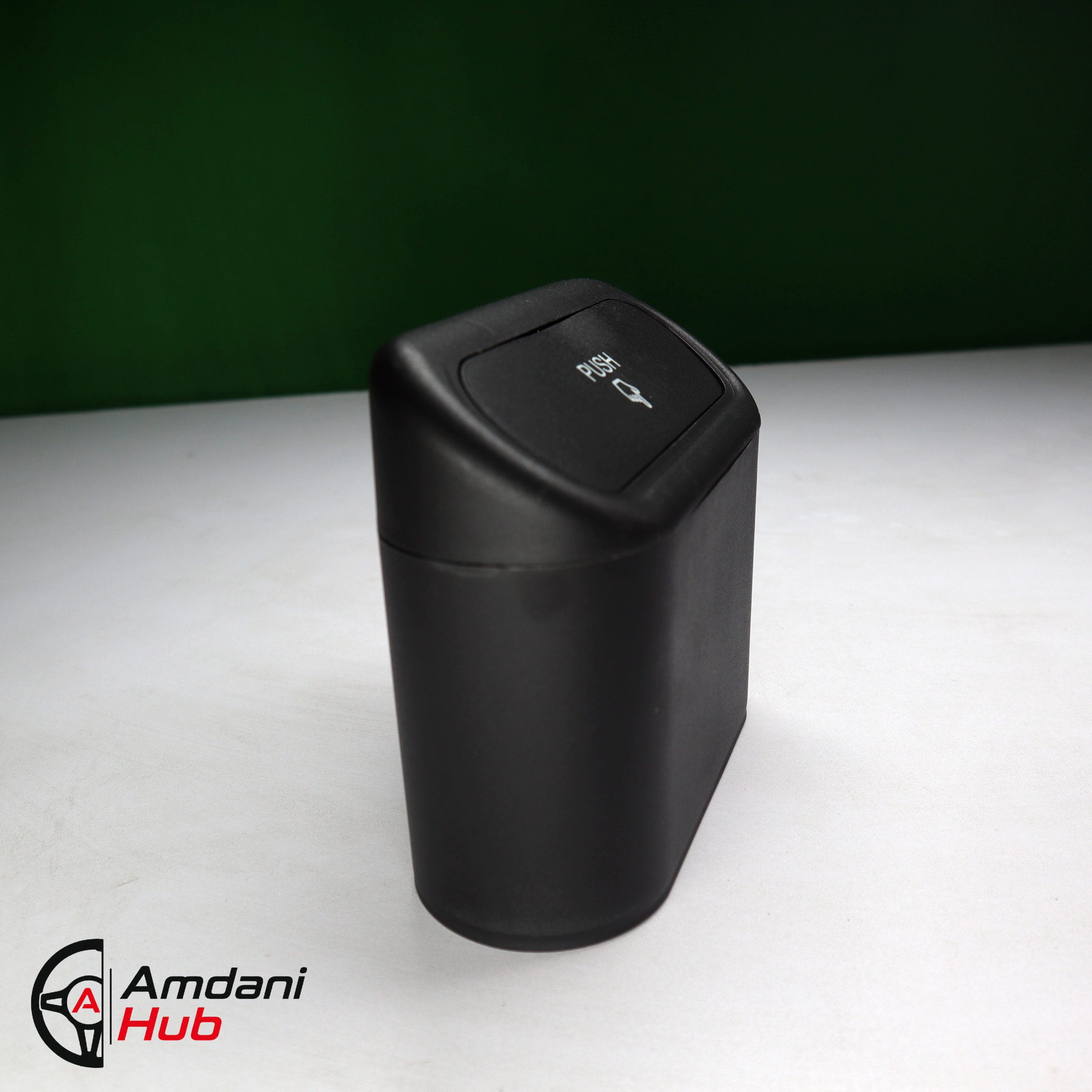 Black ABS Mini Car Trash Bin