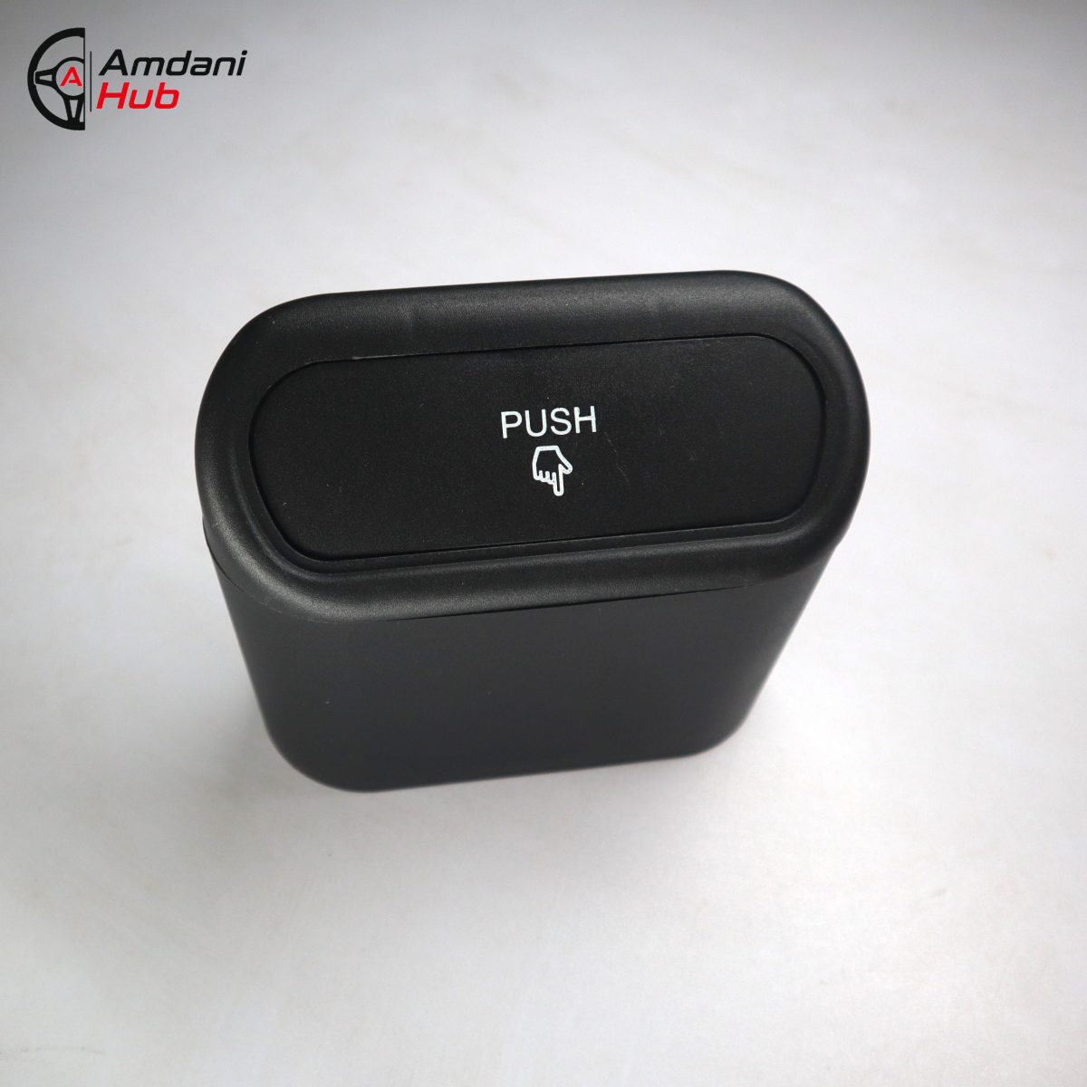 Black ABS Mini Car Trash Bin