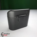 Black ABS Mini Car Trash Bin