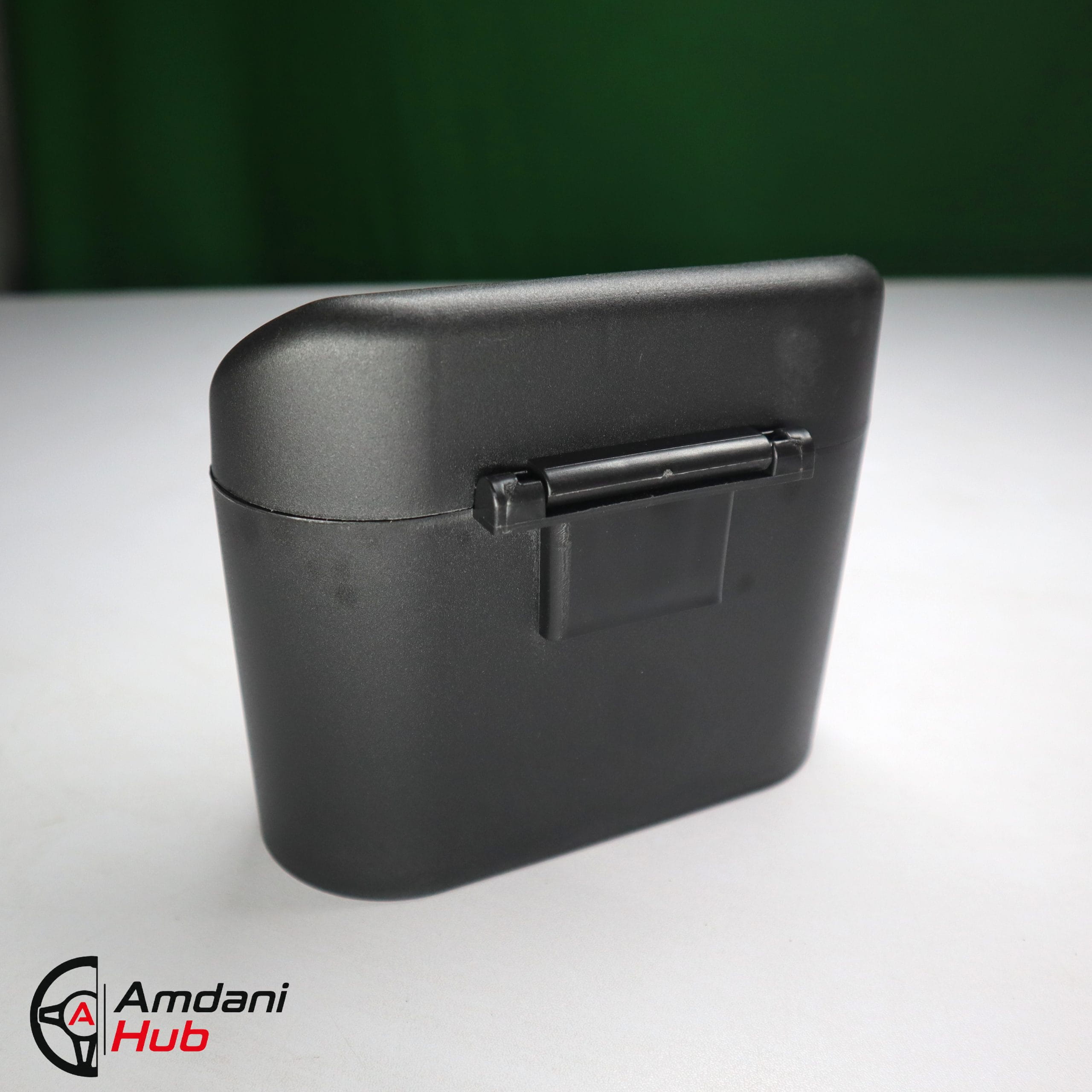 Black ABS Mini Car Trash Bin