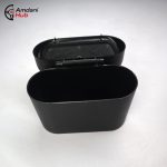 Black ABS Mini Car Trash Bin