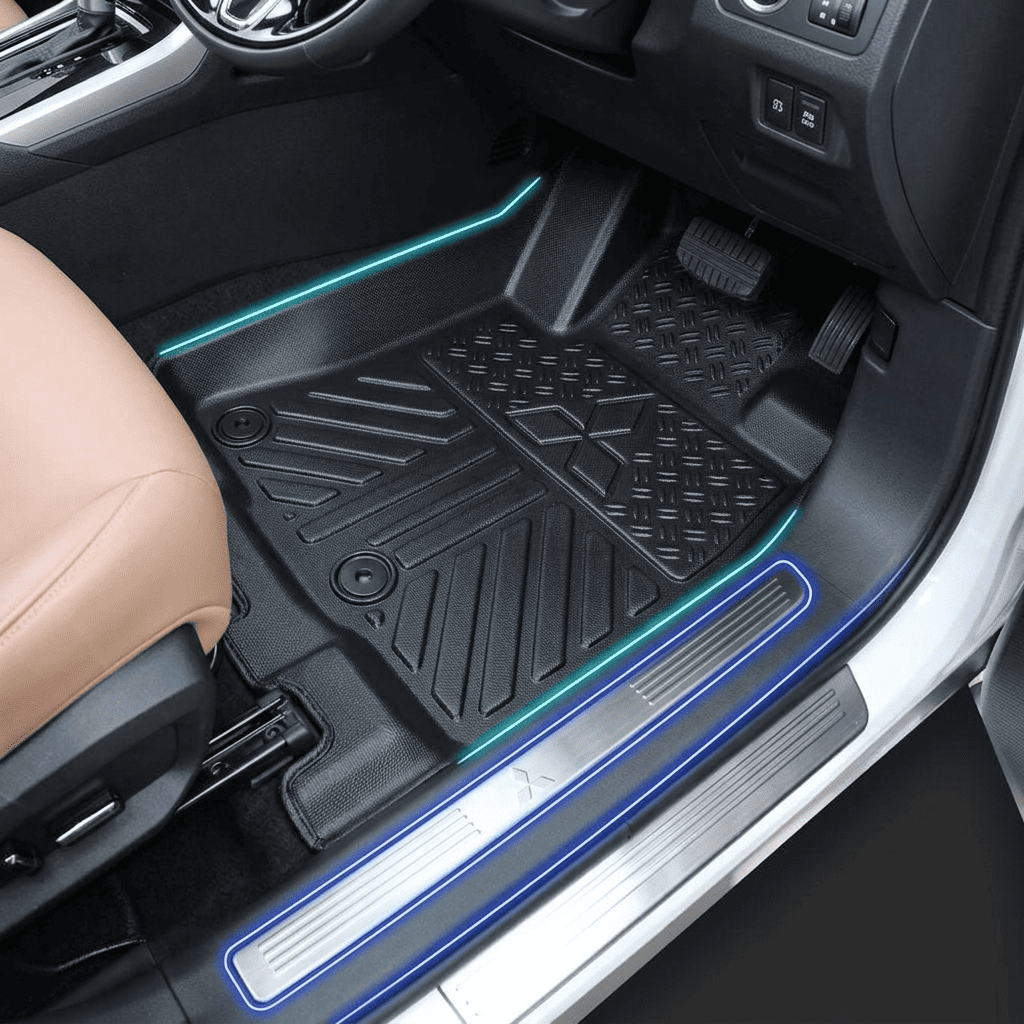 All Weather 5D TPE Car Floor Mat Anti-Slip Waterproof Carpet