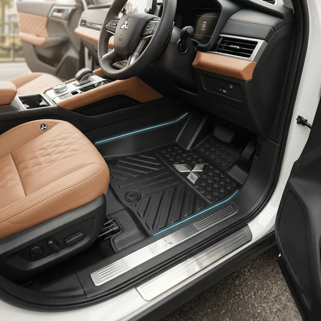 All Weather 5D TPE Car Floor Mat Anti-Slip Waterproof Carpet
